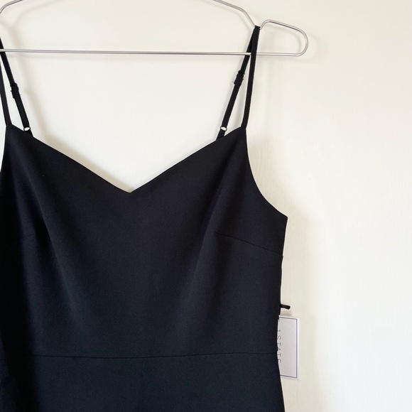 ✨1. STATE✨ NWT Sugar Plum Ruffle Hem Mini Dress in Black Sz US 2, 4 - Picture 5 of 9